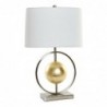 Lampe de bureau DKD Home Decor Blanc Argent Polyester Métal 220 V Doré 60 W (40 x 22 x 64 cm) - Article pour la maison à prix grossiste