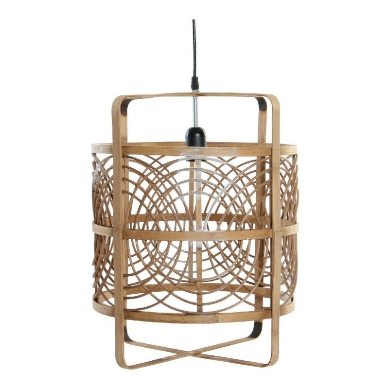 Hanging lamp DKD Home Decor Bambou Rotin (37 x 37 x 46 cm) - Article for the home at wholesale prices