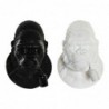 Applique DKD Home Decor Blanc Noir Résine Gorille (2 pcs) (23 x 19 x 32 cm) - Article pour la maison à prix de gros Applique DKD Home Decor Blanc Noir Résine Gorille (2 pcs) (23 x 19 x 32 cm) - Article pour la maison à prix de gros