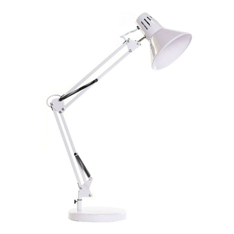 Lampe de bureau DKD Home Decor Blanc Métal (22 x 39 x 69 cm) à prix de gros - Article pour la maison à prix grossiste