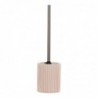 Toilet brush DKD Home Decor Rose Steel Stoneware Polypropylene (PP) (11 x 40.5 x 11 cm) - Article for the home at wholesale prices
