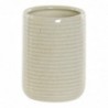 Toothbrush holder DKD Home Decor Sandstone Green (7.5 x 7.5 x 10.5 cm) - Article for the home at wholesale prices