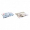 Nappe et serviettes de table DKD Home Decor Love Beige Bleu Coton (150 x 1 x 150 cm) (2 pcs) - Article pour la maison à prix grossiste