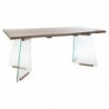 Table de Salle à Manger DKD Home Decor Verre Bois MDF (180 x 90 x 76 cm) - Article pour la maison à prix de gros