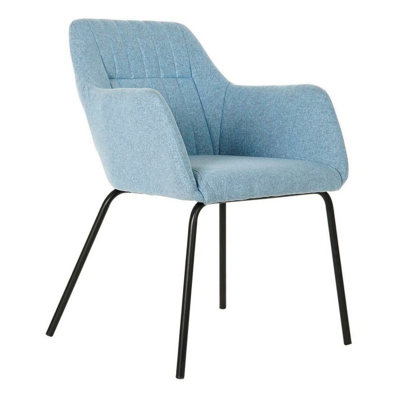 DKD Home Decor Metal Polyester Chair (58 x 59 x 76 cm) - Article for the home at wholesale prices