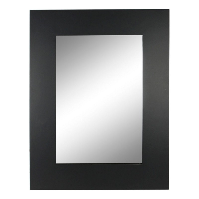 Miroir mural DKD Home Decor Noir Bois MDF (60 x 2.5 x 86 cm) - Article pour la maison à prix de gros