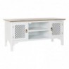 Meubles de télévision DKD Home Decor Blanc Sapin Marron Clair (120 x 45 x 57 cm) - Article pour la maison à prix de gros