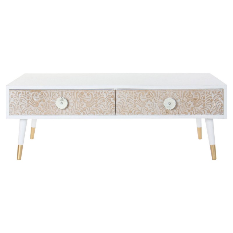 TV stands DKD Home Decor White Fir Light Brown (120 x 65 x 42 cm) - Article for the home at wholesale prices