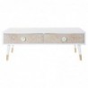 Meubles de télévision DKD Home Decor Blanc Sapin Marron Clair (120 x 65 x 42 cm) - Article pour la maison à prix grossiste