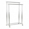 Coat rack on wheels DKD Home Decor Metal polypropylene (81 x 44 x 160 cm) - Article for the home at wholesale prices