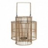 Bougeoir DKD Home Decor Métal Bambou (30 x 30 x 32 cm) - Article pour la maison à prix grossiste
