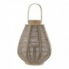 Candleholder DKD Home Decor Linen Bamboo (28 x 28 x 51 cm) - Article for the home at wholesale prices