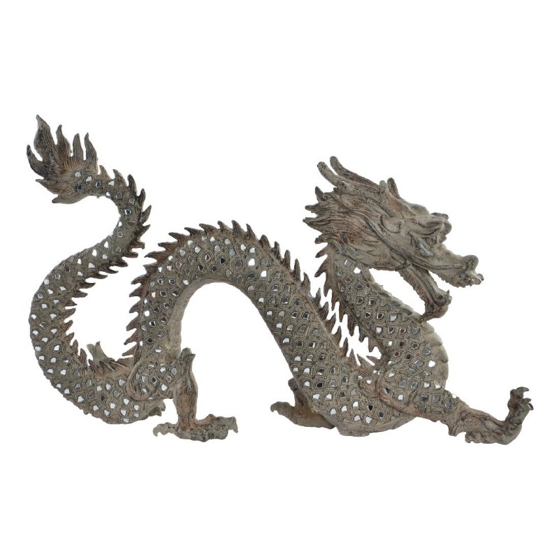 Figurine Décorative DKD Home Decor Dragon Résine Verre (52 x 13.5 x 31 cm) - Article pour la maison à prix de gros