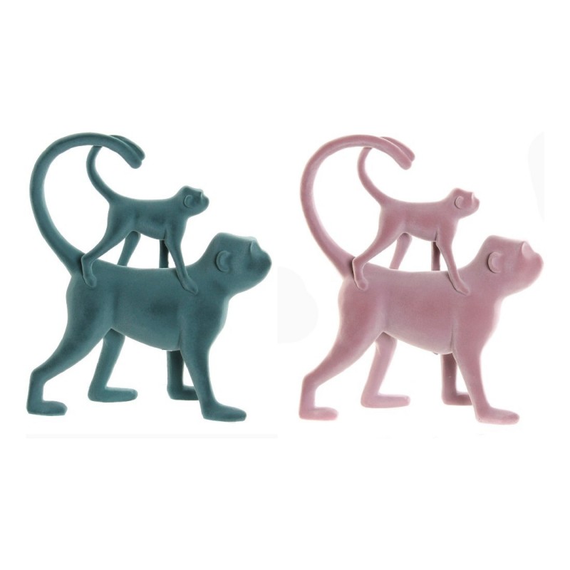 Figurine Décorative DKD Home Decor ‎S3016861 Rose Vert Résine Tropical (22,5 x 8 x 27,5 cm) à prix grossiste - Article pour la maison à prix de gros