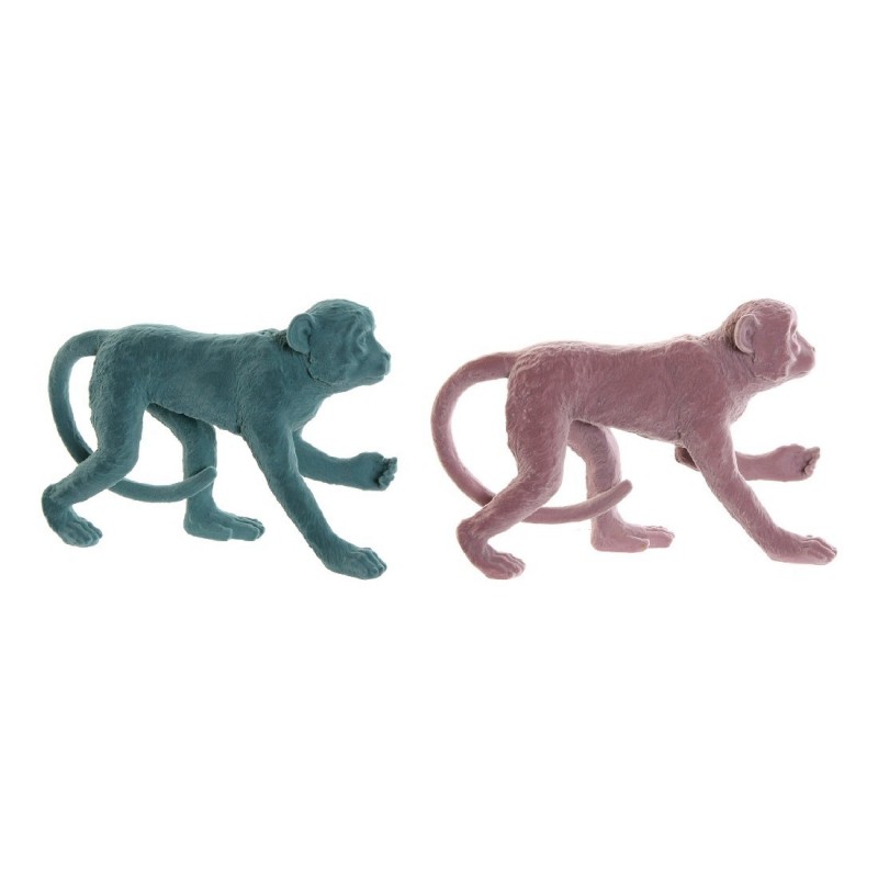 Figurine Décorative DKD Home Decor Résine Singe (2 pcs) (31 x 9.5 x 19 cm) à prix de gros - Article pour la maison à prix grossiste