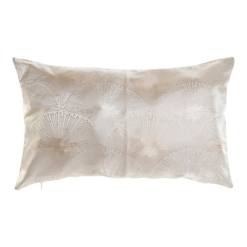 Cushion DKD Home Decor 8424001759187 Beige Polyester Aluminium Traditional - Article for the home at wholesale prices
