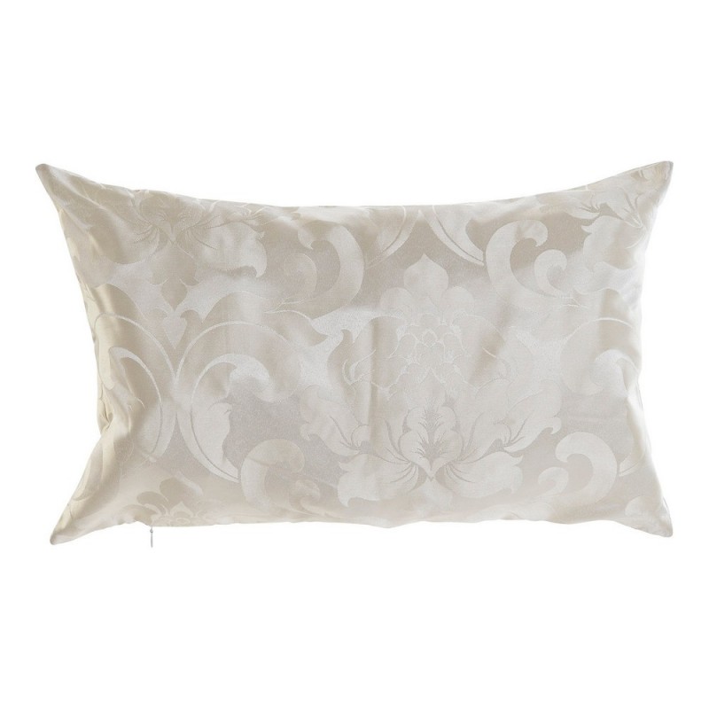 Coussin DKD Home Decor Beige Polyester Aluminium Traditionnel - Article pour la maison à prix grossiste