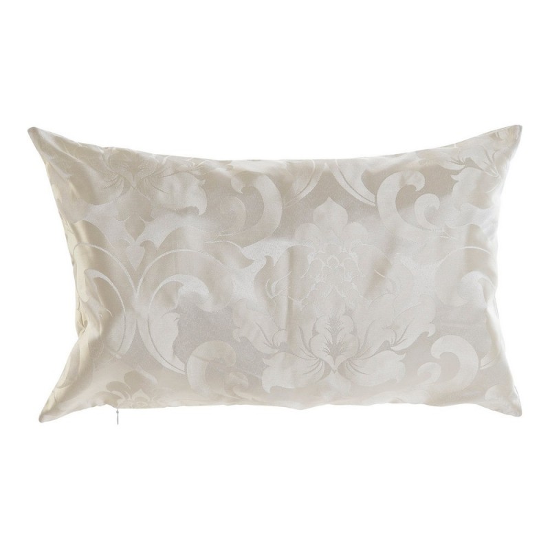 Cushion DKD Home Decor Beige Polyester Aluminium Traditional - Article for the home at wholesale prices