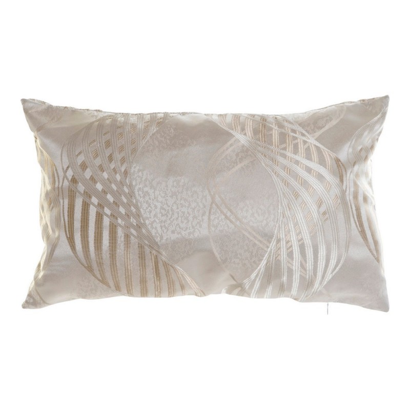 Coussin DKD Home Decor 8424001759347 Beige Polyester Aluminium Traditionnel - Article pour la maison à prix de gros