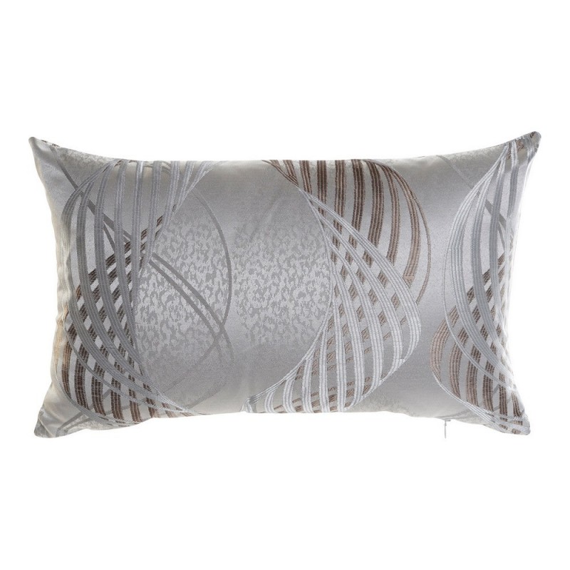 Coussin DKD Home Decor 8424001759385 Gris Polyester Aluminium Traditionnel à prix de gros - Article pour la maison à prix grossiste