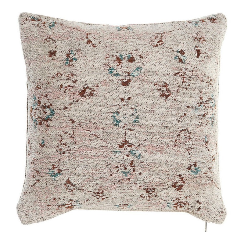Cushion DKD Home Decor 8424001832378 Beige Brown Polyester Cotton Mint Aluminium Green Light Pink Arabian (45 x 12 x 45 cm) - Article for the home at wholesale prices