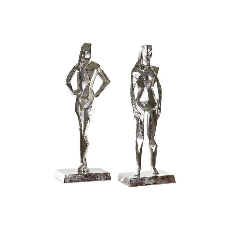 Figurine Décorative DKD Home Decor Aluminium (2 pcs) (23 x 13 x 62 cm) à prix grossiste - Figurine à prix de gros