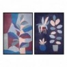 Frame DKD Home Decor Modern Flowers (83 x 4.5 x 123 cm) (2 Units) - Article for the home at wholesale prices