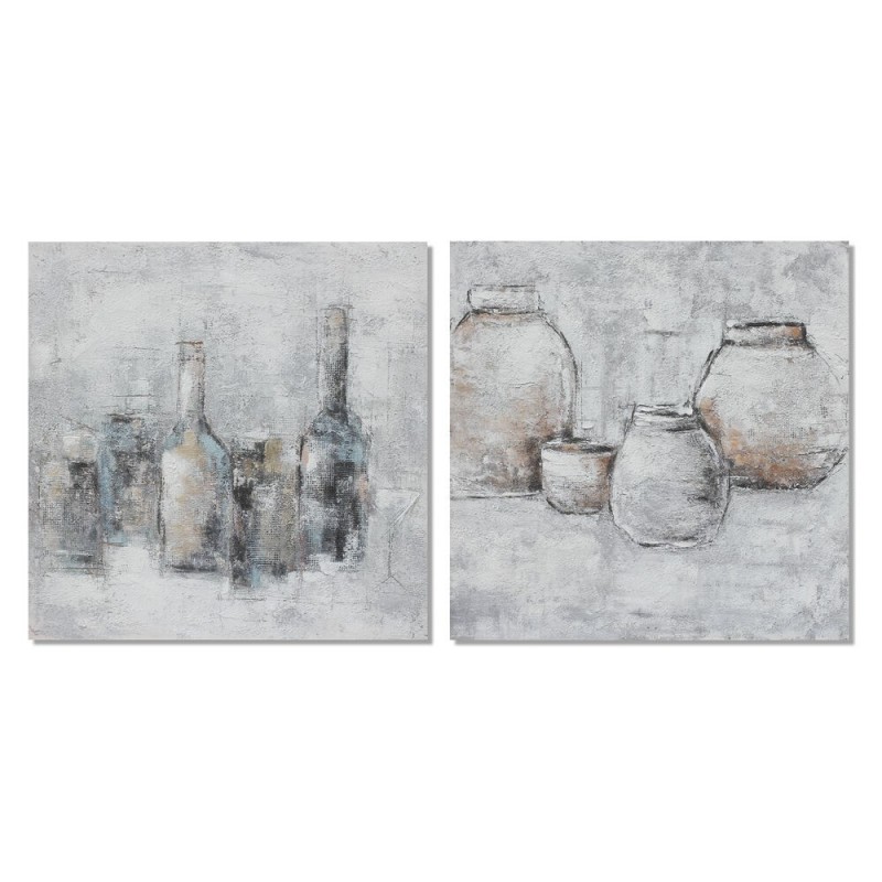 Cadre DKD Home Decor Vase (100 x 2,8 x 100 cm) (2 Unités) - Article pour la maison à prix grossiste