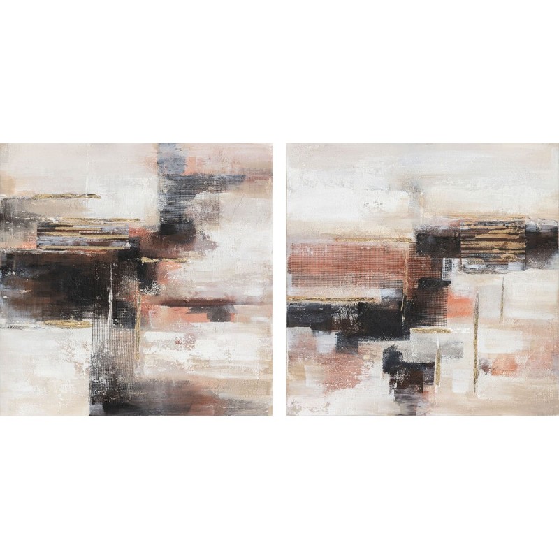 Cadre DKD Home Decor Abstrait (90 x 2.4 x 90 cm) (2 pcs) à prix de gros - Article pour la maison à prix grossiste