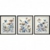Frame DKD Home Decor Flowers (50 x 2 x 60 cm) (3 pcs) - Article for the home at wholesale prices