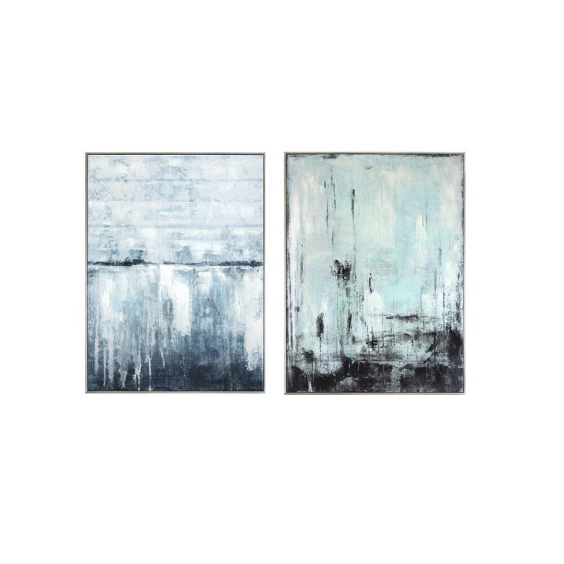 Cadre DKD Home Decor Abstrait (2 pcs) (60 x 3 x 80 cm) - Article pour la maison à prix grossiste