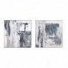 Frame DKD Home Decor Abstract (2 pcs) (80 x 3 x 80 cm) - Article for the home at wholesale prices