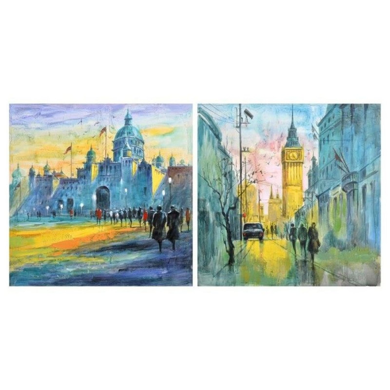 Cadre DKD Home Decor (100 x 3 x 100 cm) (2 pcs) - Article pour la maison à prix de gros