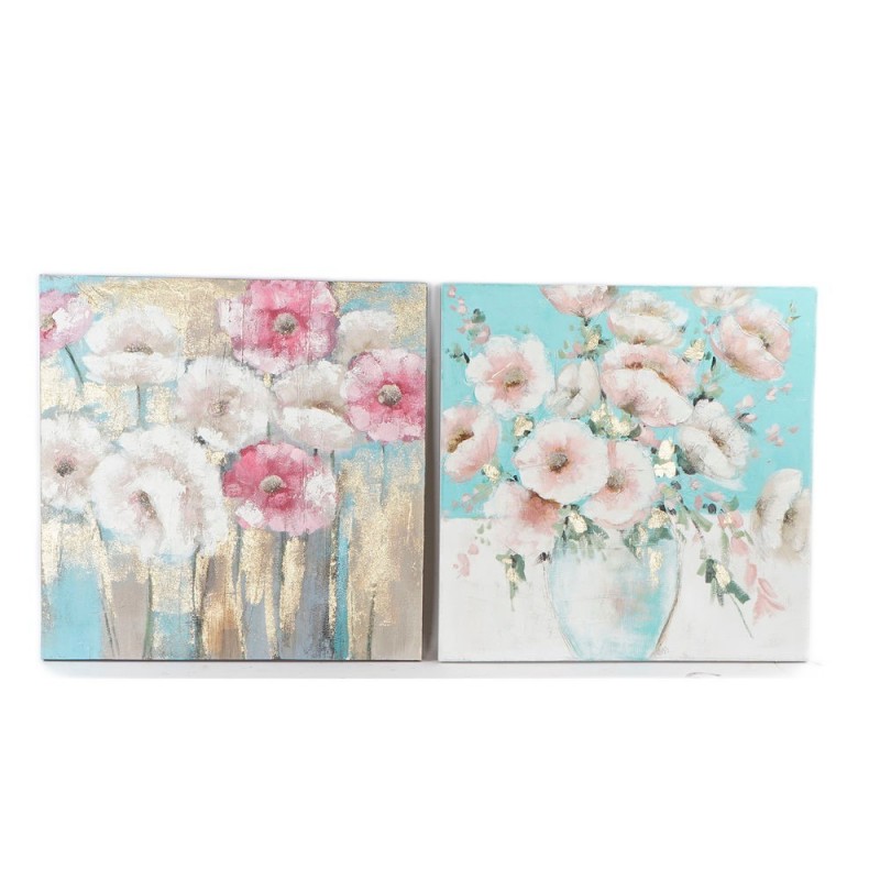 Frame DKD Home Decor S3018377 Vase Shabby Chic (99.5 x 3.5 x 99.5 cm) (2 Units) - Article for the home at wholesale prices