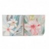 Frame DKD Home Decor Flowers (80 x 3.5 x 80 cm) (2 pcs) - Article for the home at wholesale prices