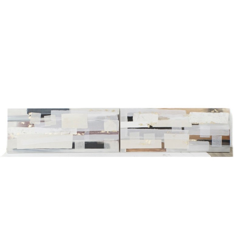 Cadre DKD Home Decor Abstrait (150 x 3.5 x 60 cm) (2 pcs) - Article pour la maison à prix grossiste
