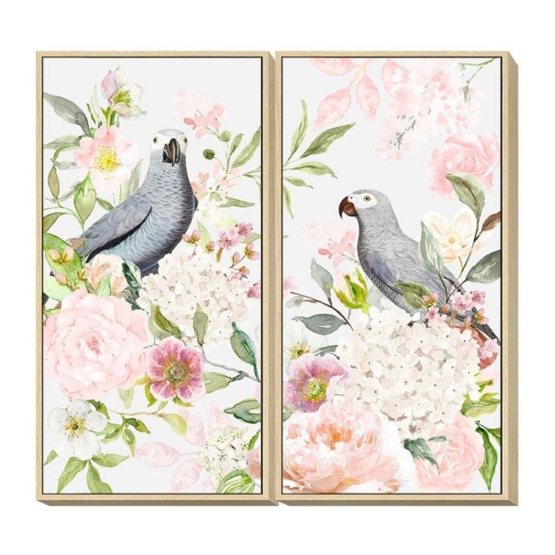 Frame DKD Home Decor Flowers (60 x 4 x 120 cm) (2 pcs) - Article for the home at wholesale prices