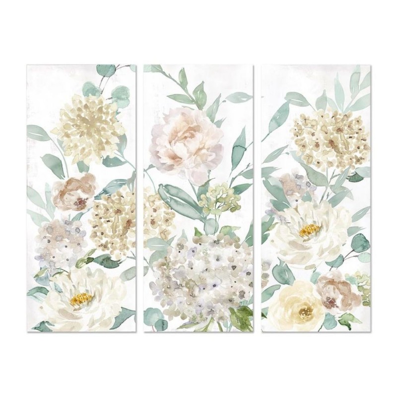 Frame DKD Home Decor Flowers (3 pcs) (55 x 3 x 135 cm) - Article for the home at wholesale prices
