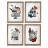 Cadre DKD Home Decor Bois Toile Cage (4 pcs) (34 x 2 x 44 cm) - Article pour la maison à prix grossiste Cadre DKD Home Decor Bois Toile Cage (4 pcs) (34 x 2 x 44 cm) - Article pour la maison à prix grossiste