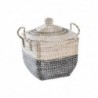 Decorative basket DKD Home Decor Naturel Orange Herbier marin (68 x 35 x 65 cm) - Article for the home at wholesale prices