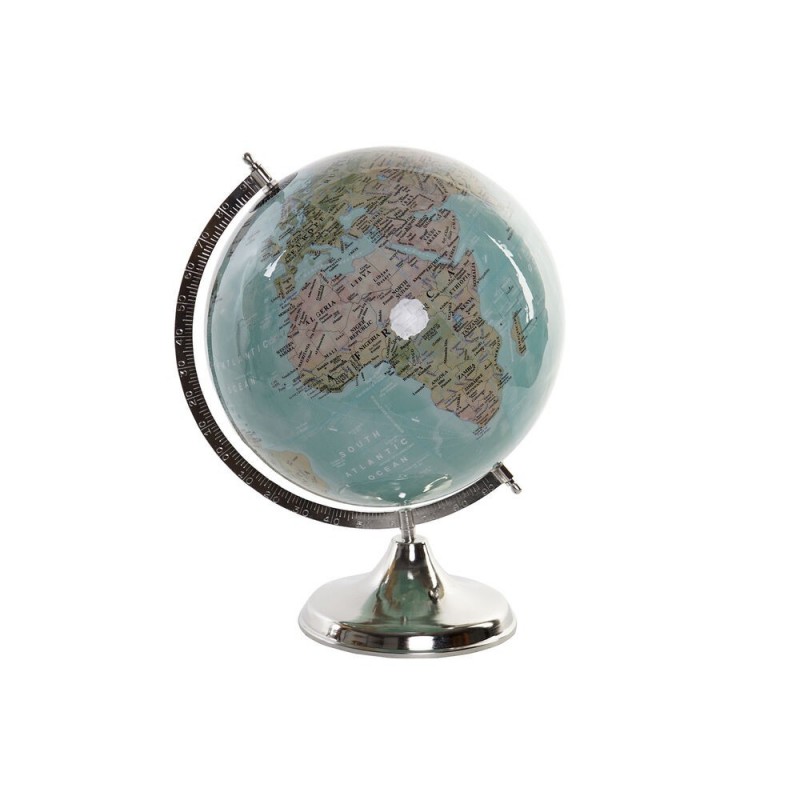 Globe terrestre DKD Home Decor Bleu Papier Plastique Fer (33 x 30 x 41 cm) - Article pour la maison à prix grossiste