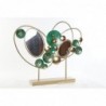 Figurine Décorative DKD Home Decor Miroir Doré Métal Vert (62 x 9 x 53.3 cm) - Article pour la maison à prix de gros