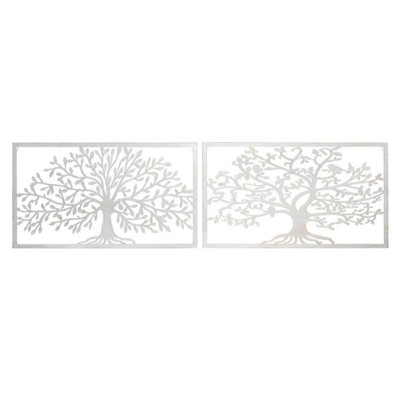 Wall decoration DKD Home Decor Metal Tree (2 pcs) (84.5 x 1 x 49 cm) - Article for the home at wholesale prices
