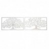 Wall decoration DKD Home Decor Metal Tree (2 pcs) (84.5 x 1 x 49 cm) - Article for the home at wholesale prices