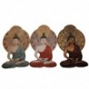 Wall decoration DKD Home Decor Buda Resin (20 x 4 x 30.3 cm) (3 pcs) - Article for the home at wholesale prices