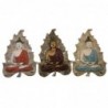 Décoration murale DKD Home Decor Buda Résine (19 x 3.1 x 26.5 cm) (3 pcs) - Article pour la maison à prix grossiste