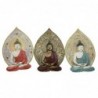 Wall decoration DKD Home Decor Buda Resin (19.3 x 3.7 x 27.3 cm) (3 pcs) - Article for the home at wholesale prices