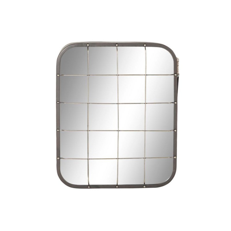 Miroir mural DKD Home Decor Noir Métal Doré (45.5 x 7.5 x 55 cm) à prix de gros - Article pour la maison à prix grossiste