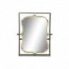 Wall mirror DKD Home Decor Black Metal Gold (51.5 x 12 x 65 cm) - Article for the home at wholesale prices