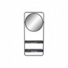 Etagère de salle de bains DKD Home Decor Noir Métal Miroir (55 x 20 x 120 cm) - Article pour la maison à prix de gros